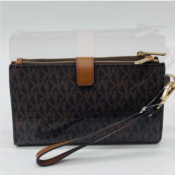 Michael Kors Large Double Zip Wallet Wristlet - Picture 3 of 11